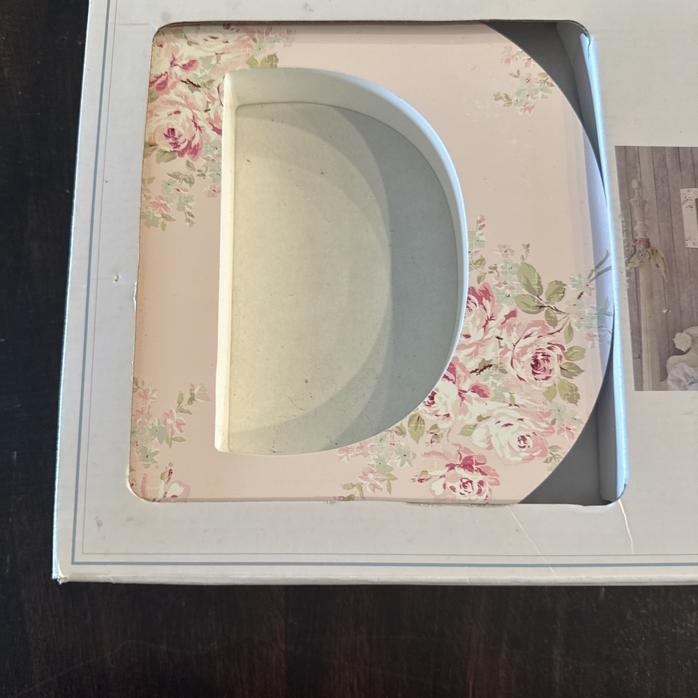 SIMPLY SHABBY CHIC Wall Decor DREAM Pink Floral Letters Cottage Core Boho In Box - Picture 3 of 4